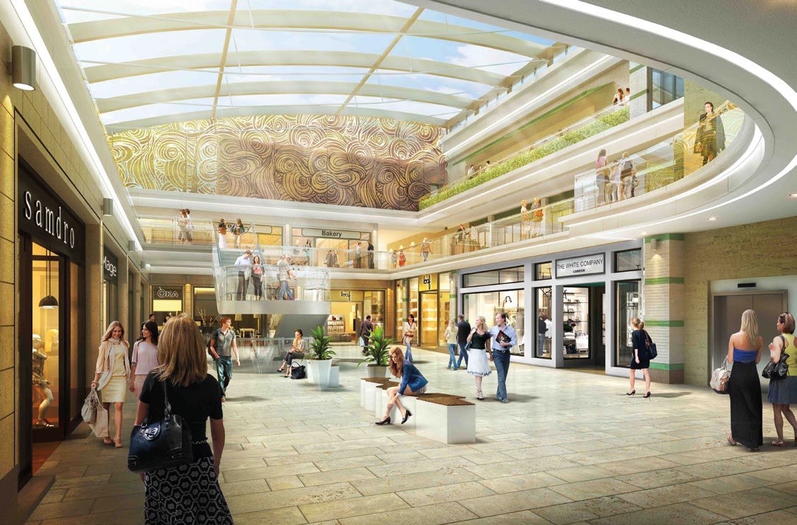 A New glazed roof will allow plenty of light into the Quarter