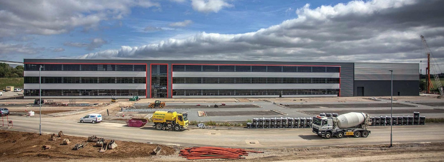 Unit 2 incorporates a three-storey office block along one gable end