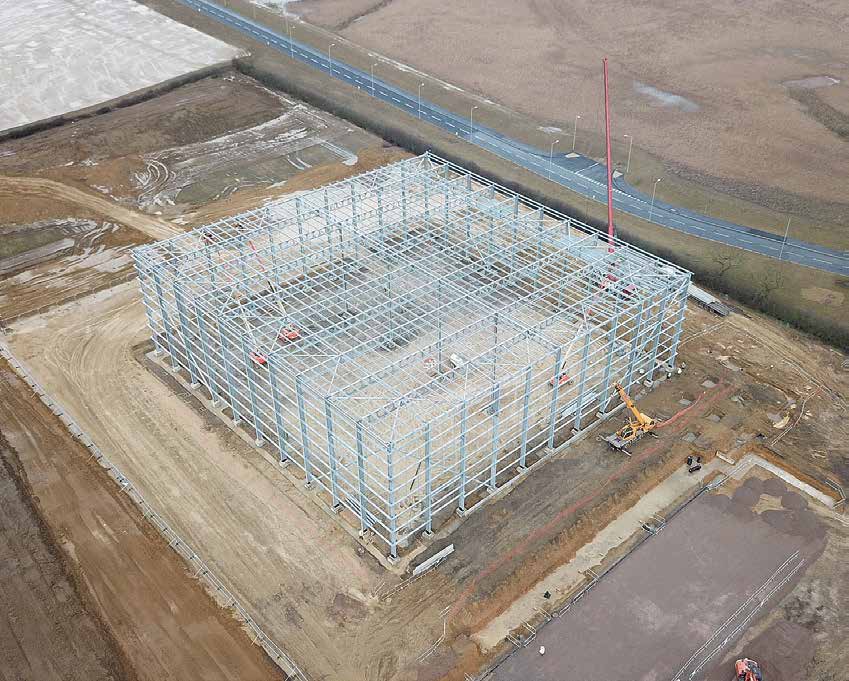 Standing on an exposed site the building will be subjected to high wind loads