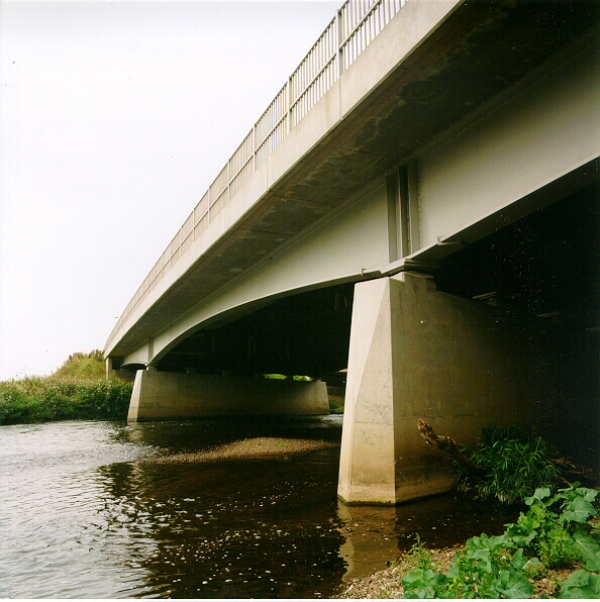 Painted outer faces Doveridge Bypass, Derby