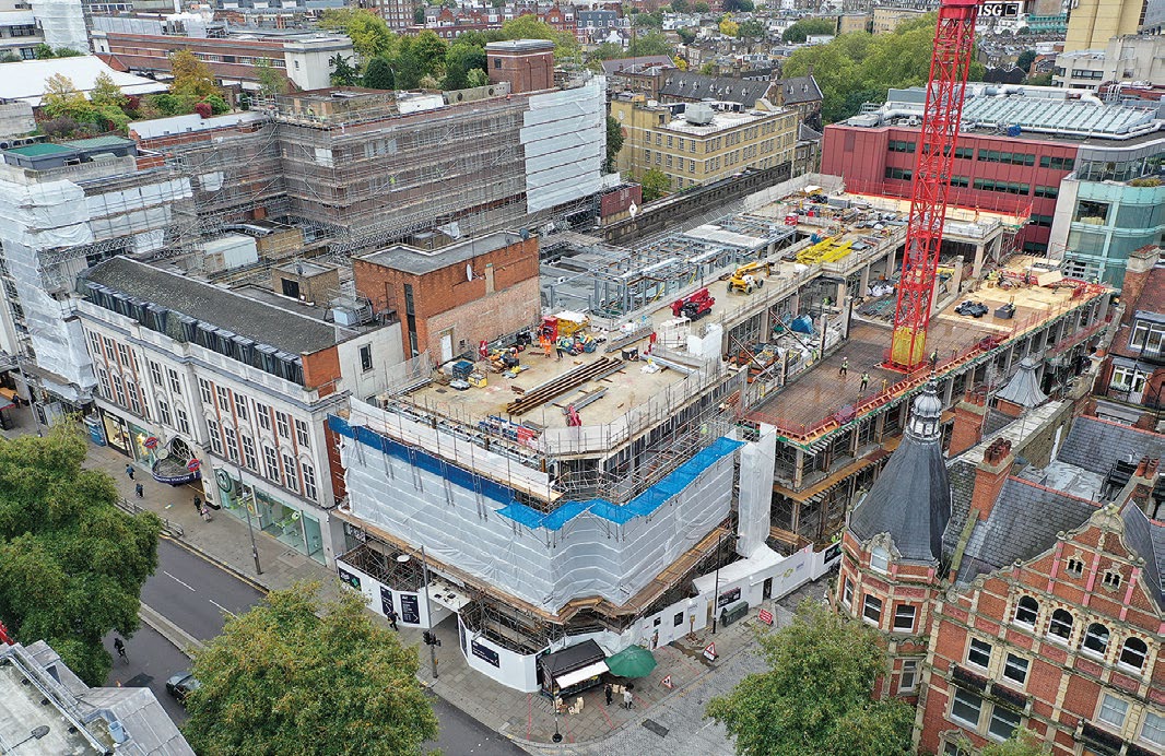 As well as creating a new Grade A commercial scheme with retail elements, the project will also provide a new entrance to High Street Kensington underground station