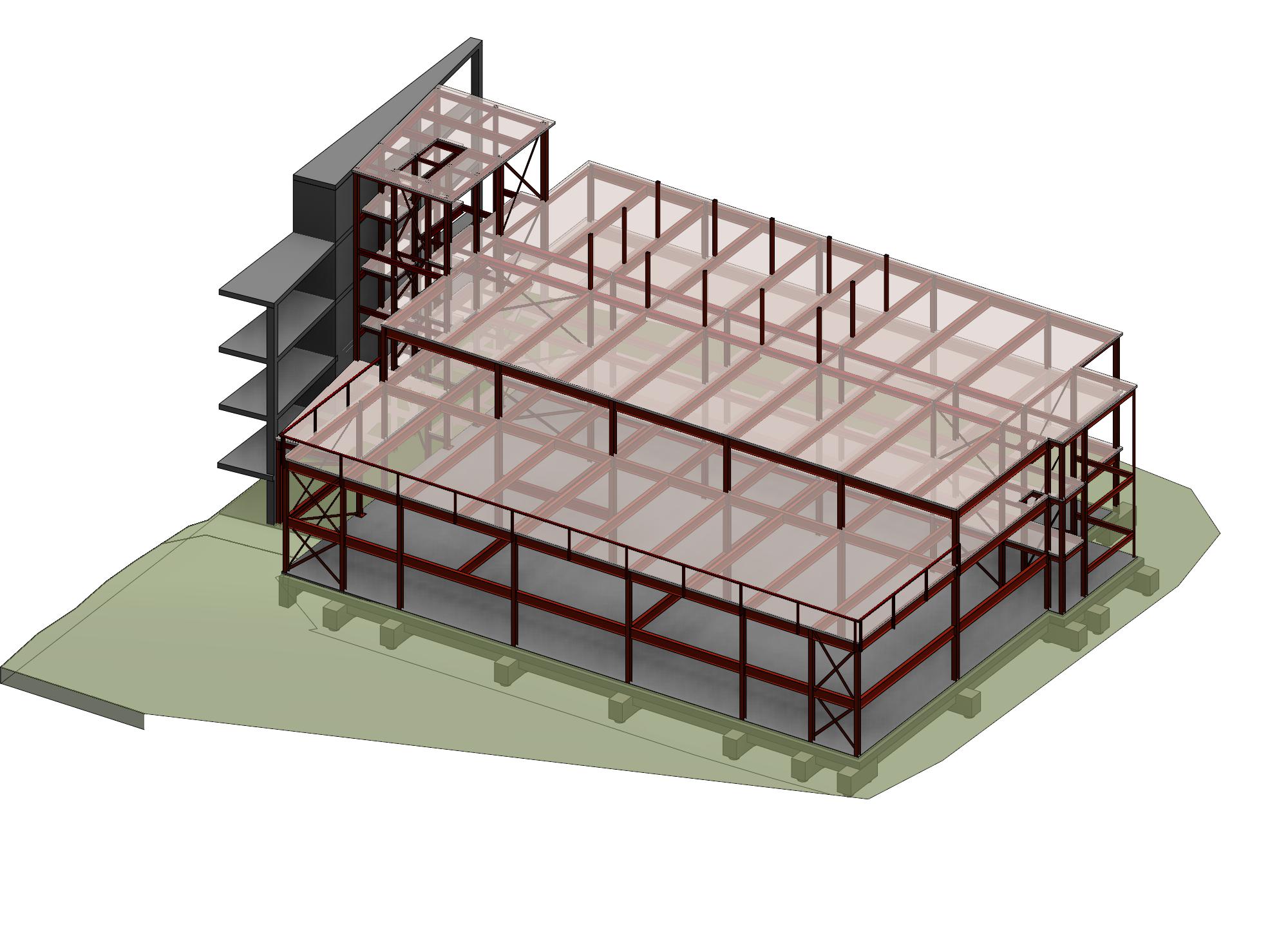 Typical 3-D model of a structure (Image courtesy of Ramboll UK)
