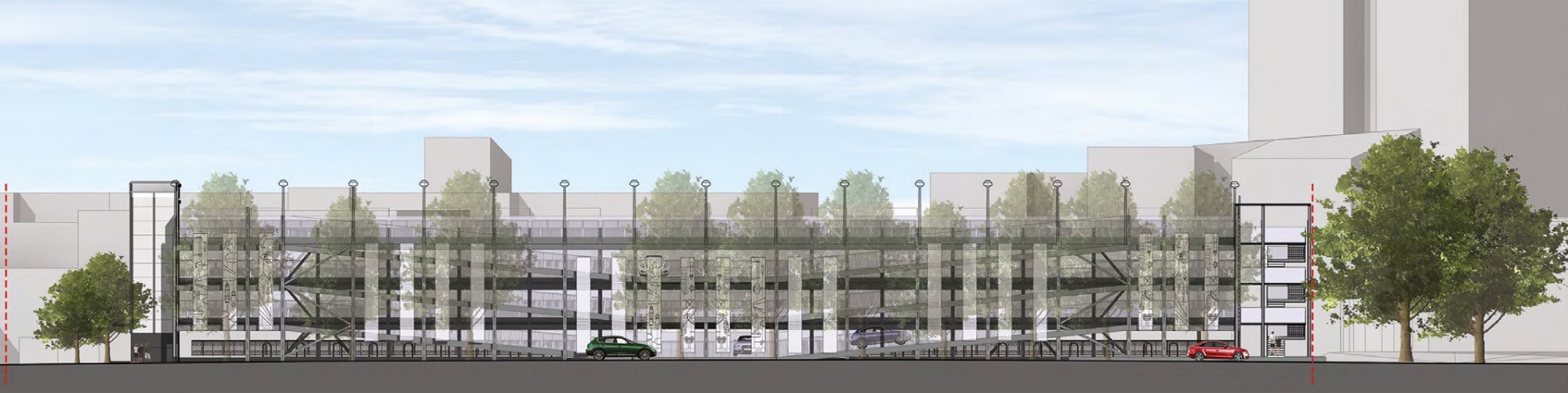 The car park is part of a wider Hatfield town centre regeneration scheme