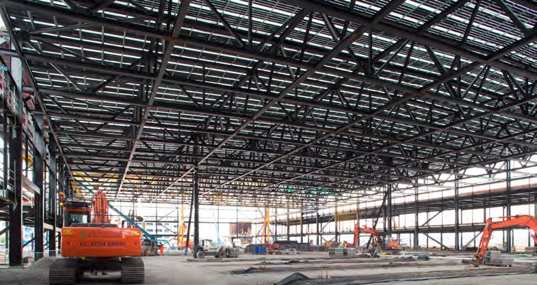 Three halls can be used as one large space or sub-divided into individual areas