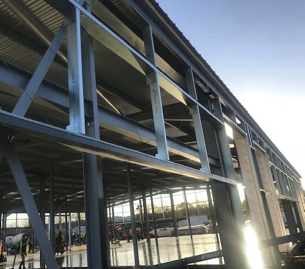 The units all offer clear uninterrupted internal spans