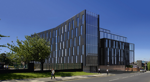 Steel Framed Education Building at John Moores University In Liverpool