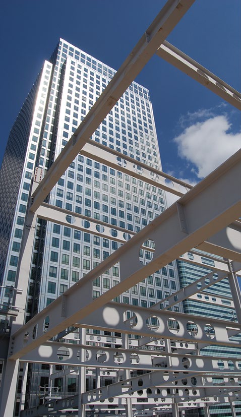 Cellular plate girders have been used to form the new upper floors