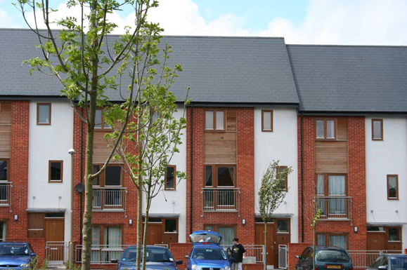 Three storey housing using light steel framing, Basingstoke