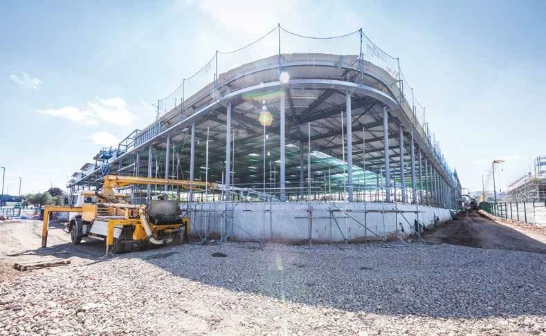 The Sainsbury’s store anchors the development