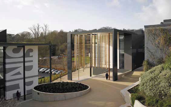 The new block faces onto a landscaped piazza