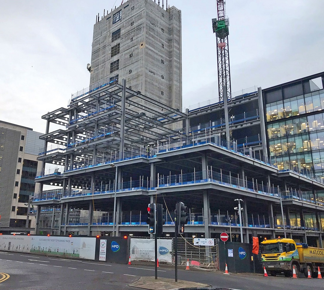 Steelwork&#39;s speed of construction was one of the reasons the material was chosen for this scheme