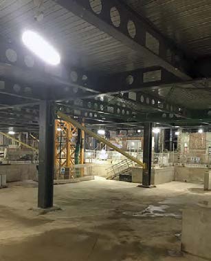 Cellular beams have been used throughout for service integration