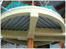 Boards can be formed around complex shapes&lt;br&gt;&#39;&#39;(Image courtesy of Promat Ltd.)&#39;&#39;