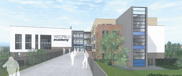 Visualisation of Westfield’s footbridge entrance