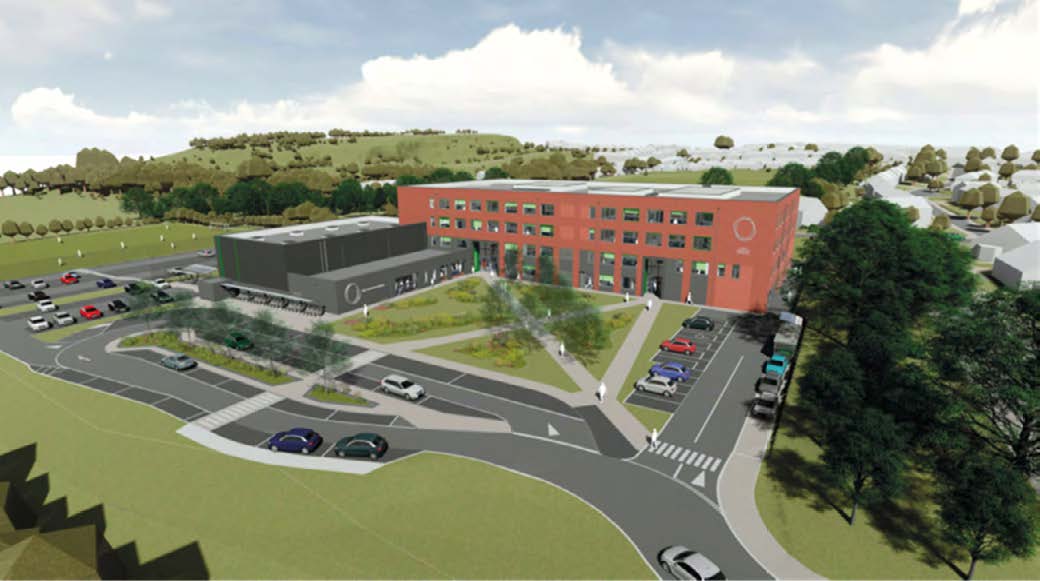 Visualisation of the completed academy