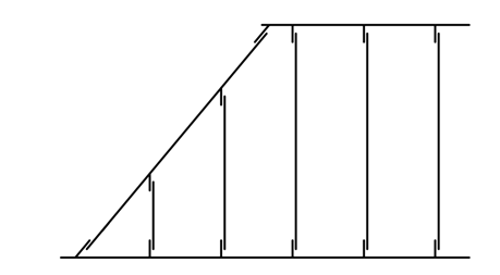 Layout of cross girders at skewed end support