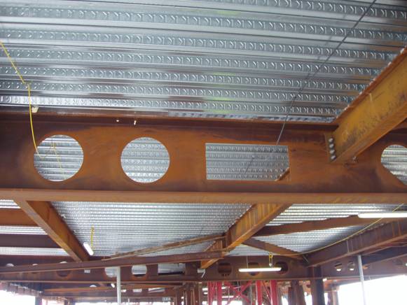 Composite construction, Broadgate Tower, London