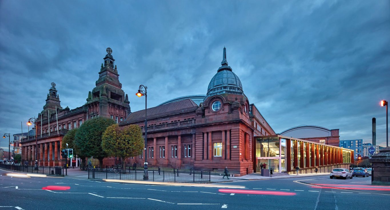 Pictured far left, the Kelvin Hall Film &amp; Broadcast Hub is in hall three