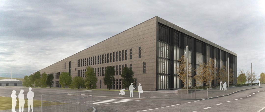 Efficiency was the main driver for the building’s shape and the reason for choosing steel