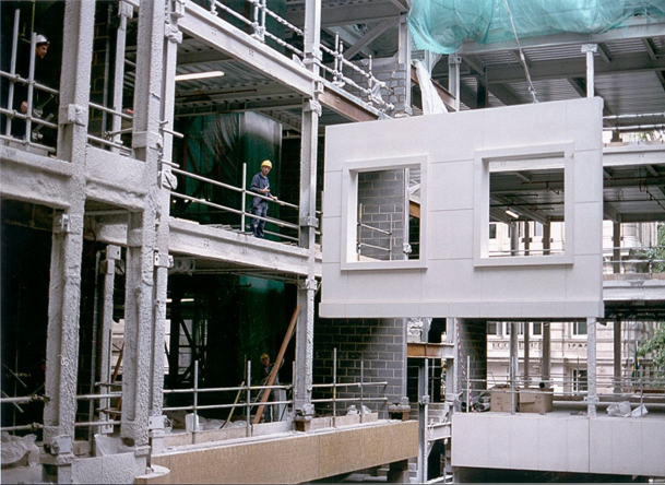 Pre-cast concrete infill wall panels