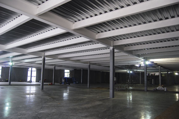 The interior layout of the Debenhams anchor store