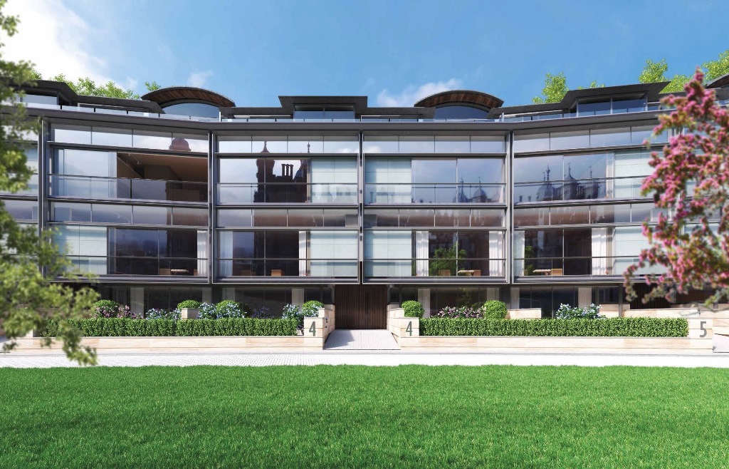 The three-storey terrace will sit behind the renovated Donaldson’s building