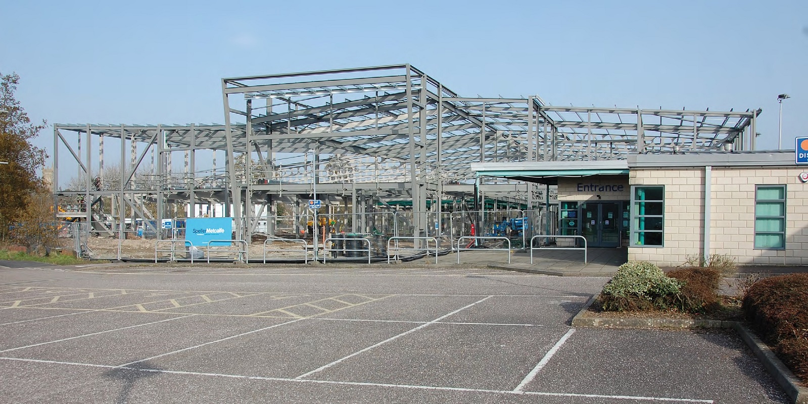 The new leisure centre adjoins an existing facility