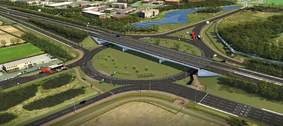 The completed junction will help to alleviate congestion along the busy A19