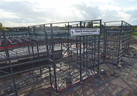 Steel was the only viable framing solution for the job