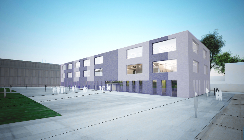 Architects impression of Building 1