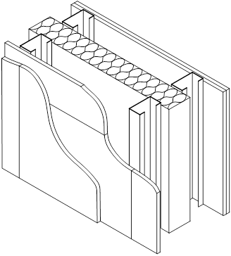 Twin light steel frames (quilt between frames)