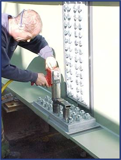 Tightening preloaded bolts