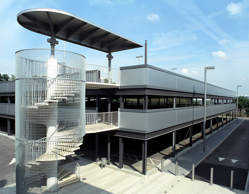 Steel-framed, multi-storey car park, Reading&lt;Br&gt;&#39;&#39;(Image courtesy of Bourne Parking Ltd.)&#39;&#39;