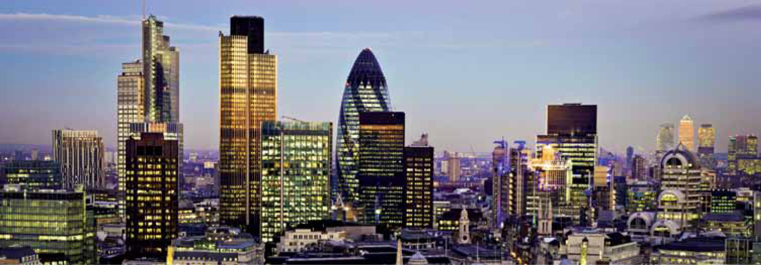 Landmark tall buildings, London