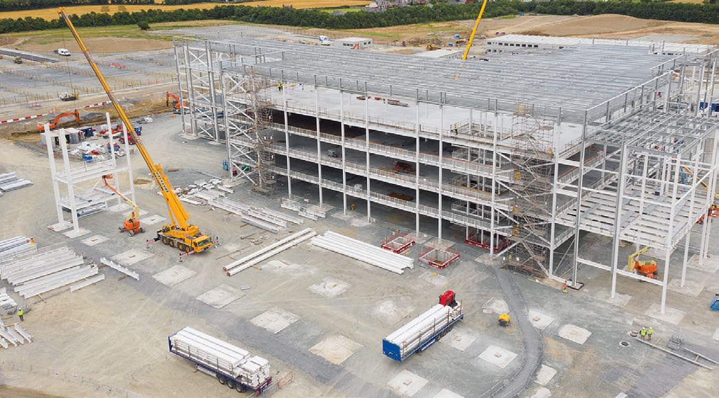 Speed of construction was one of the main reasons for choosing a steel-framed solution