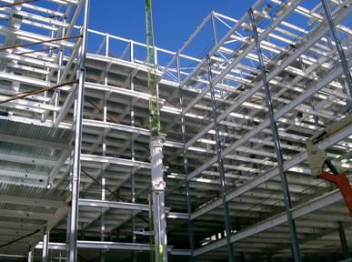 Plymouth Derriford hospital – multi-storey, steel-framed construction