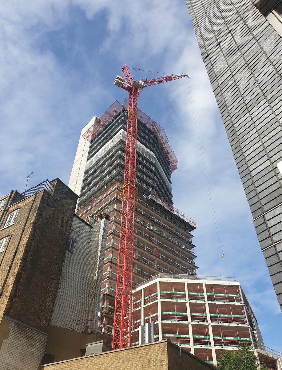 Thirteen new steel floors are extending the structure up to 29 levels