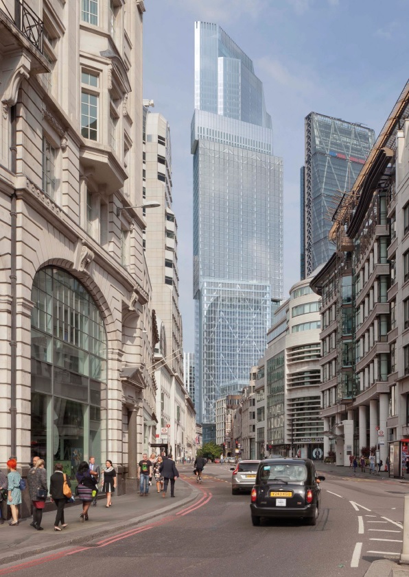 8 Bishopsgate is the latest addition to the City of London's high-rise cluster