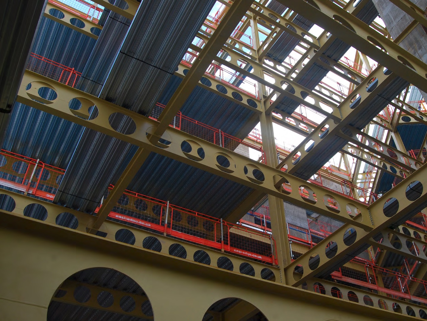 Cellular beams have provided the building with services flexibility