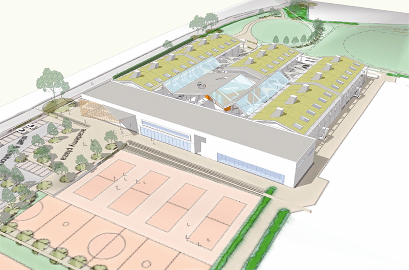 Impression of the completed Bulwell Academy