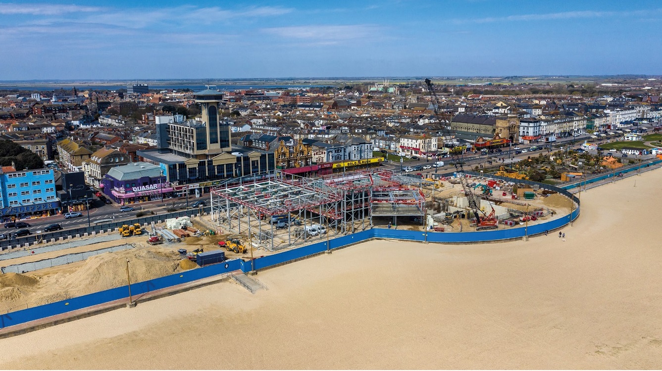 The leisure and sport facility is located on Great Yarmouth's golden mile promenade