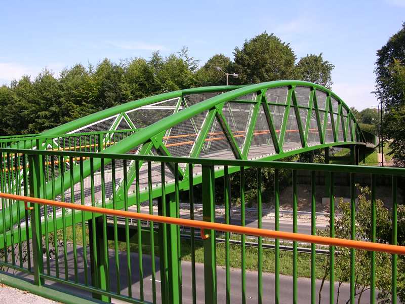 Park Prewitt Footbridge (Image courtesy of Nusteel Structures Ltd.)