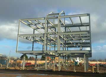 Bracing provides most of the structural stability