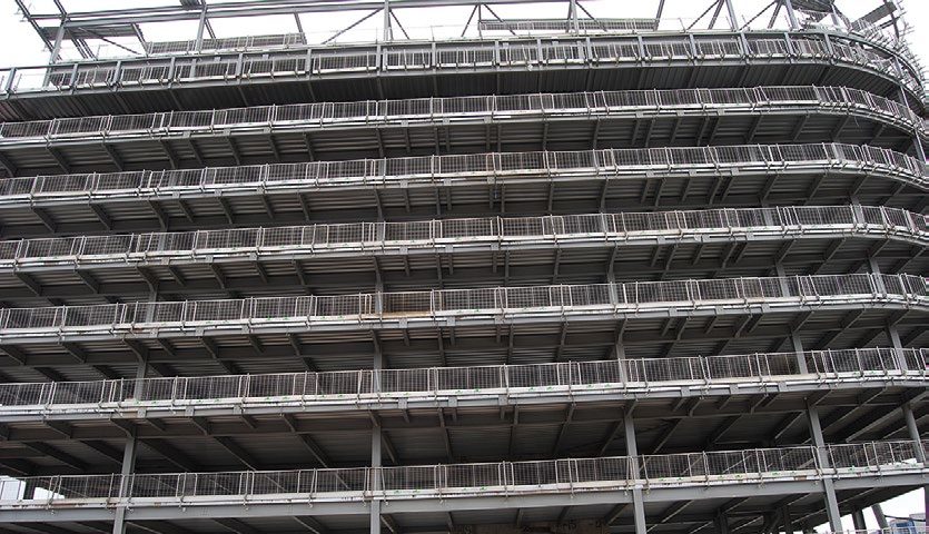 Balconies are to be retrofitted later in the programme