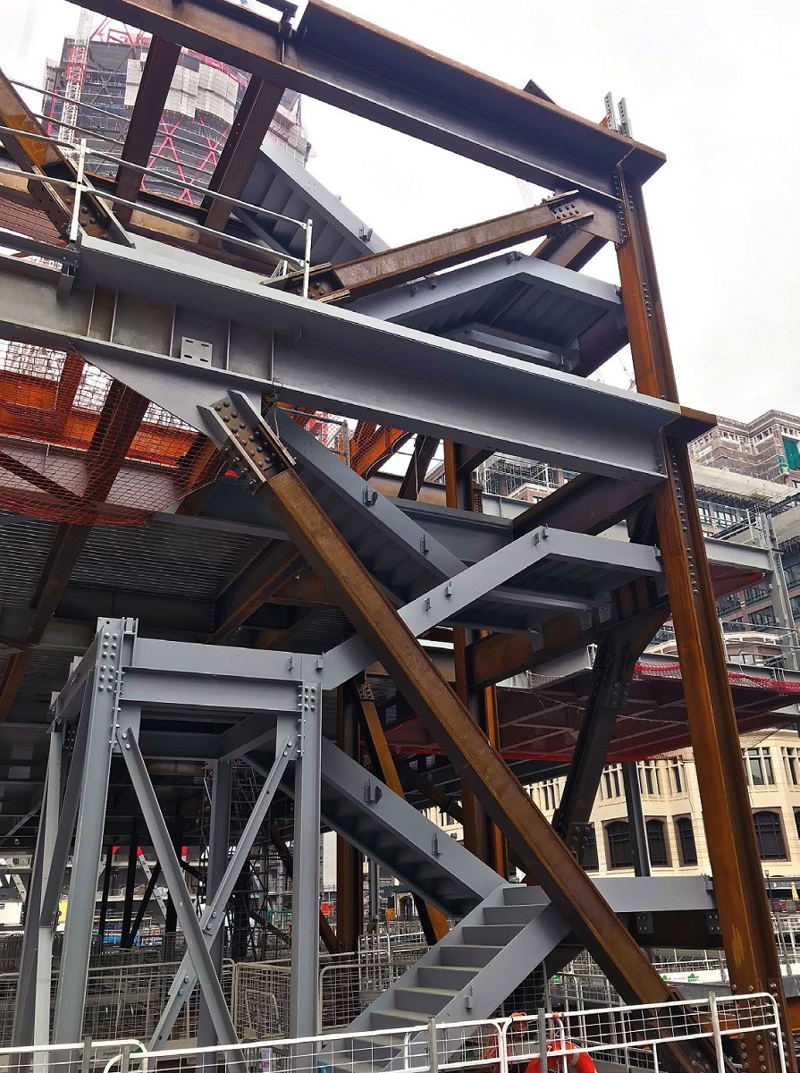 Steelwork’s lightness was a key reason for its selection