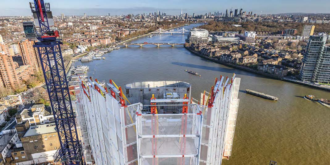 The completed East Tower will offer unhindered views across the capital's skyline