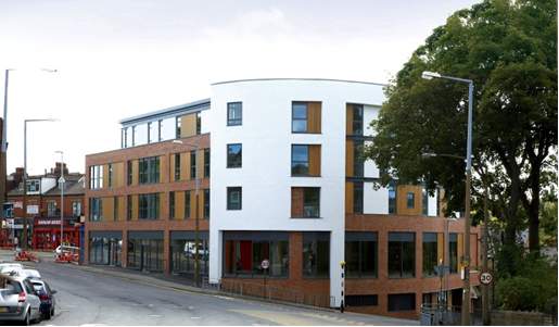 The Becketts, Leeds - Mixed use development of residential, retail and car parking