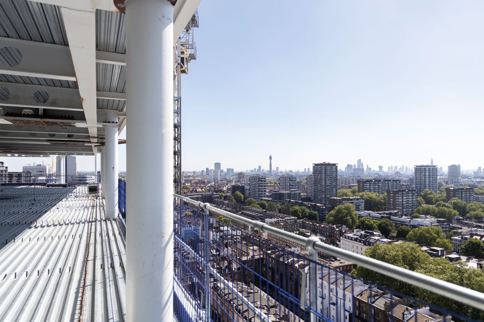 CHS perimeter columns have been used for their aesthetic appeal