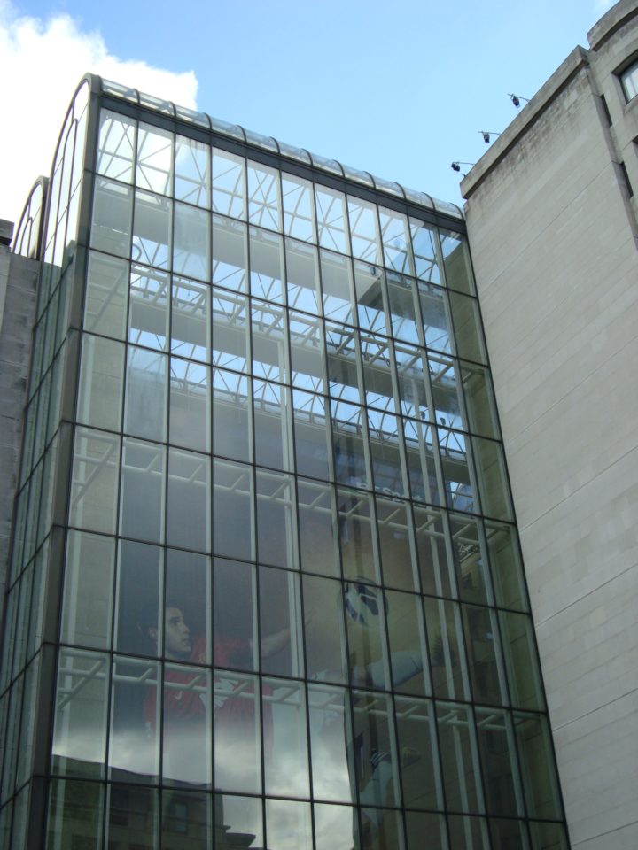 Glazed atrium