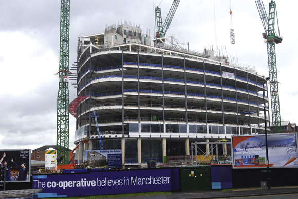 Curved Fabsec beams form the architecturally important ‘bullnose’ corners